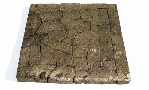 Modern Ground Stone Ground 3d model