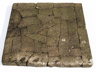 Modern Ground Stone Ground 3d model