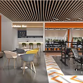 Modern Gym Interior With Comprehensive Fitness Equipment And Stylish Decor
