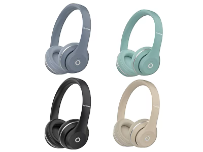 Stylish Over Ear Headphones With Four Colors And Modern Design For Comfortable Daily Use 3d model