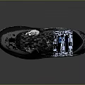 Nike Air Max Sneakers Black Gray White Synthetic Upper Air Cushion Sole Logo Detail Design