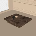 Retro coffee table 3d model