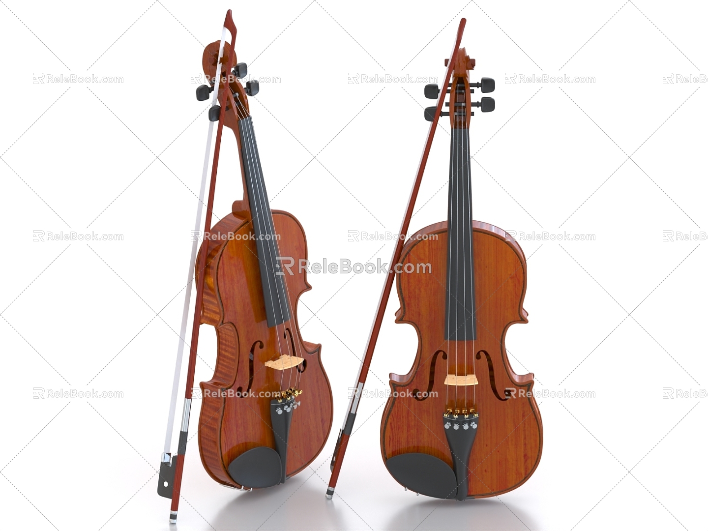 Violin instrument 3d model