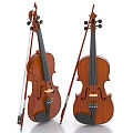 Violin instrument 3d model