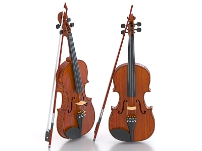 Violin instrument 3d model