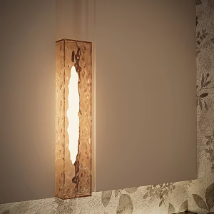 Modern glass wall lamp 3d model