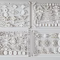 Decorative Gypsum Molding Collection Featuring Various Ornate Patterns And Intricate Designs