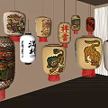 New Chinese Zen Lantern Chaoshan Custom Lantern Chinese Folk Custom Lantern National Wind Lantern National Tide Lantern New Chinese Lantern 3d model
