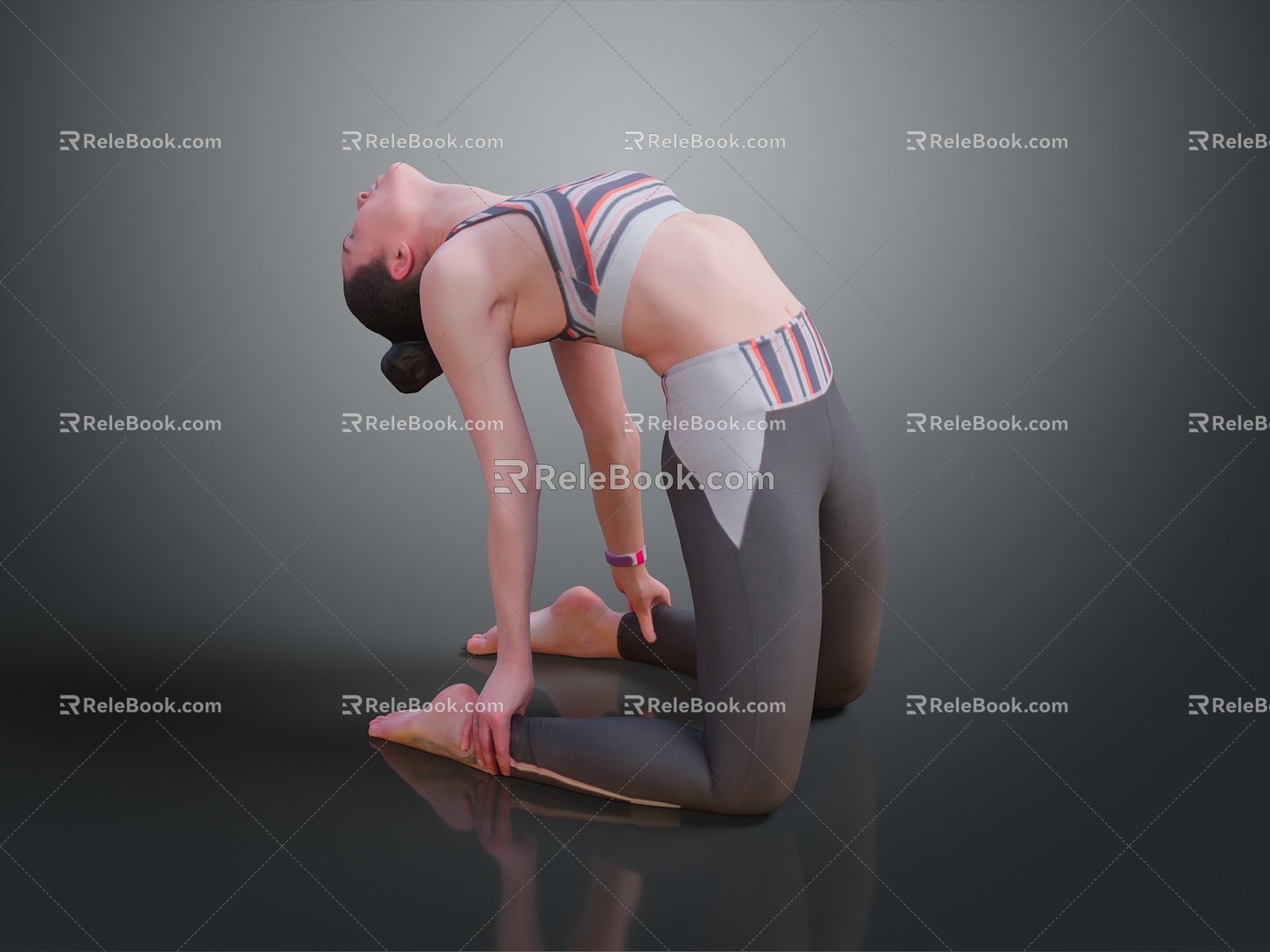 Women Practicing Yoga Female Characters Female Characters Female Female Beauties Female Young Girls 3d model