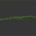 Cartoon Scenic 3D Island Model With Lush Green Forest And Winding Paths
