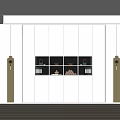 Modern White Bookcase With Open Display Shelves And Decorative Items Design