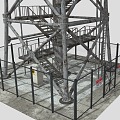 iron tower signal tower iron shelf electric tower TV tower satellite tower 3d model