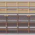 New Chinese-style Metal Railing Bridge Railing Iron Railing Railing Railing Car Bridge Railing 3d model