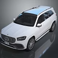 Mercedes White SUV With Modern Design Sporty Alloy Wheels And Panoramic Roof