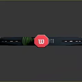 Modern Tennis Racket With Green Frame White Handle And Lightweight Design For Sports Training