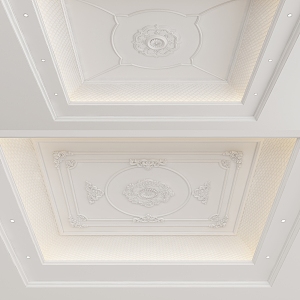 European-style ceiling 3d model