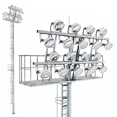 Modern street lamp High-speed street lamp 3d model