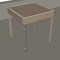 Modern Wooden Entertainment Table with Metal Legs and Drawer Design for Living Room Decor