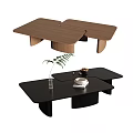 Modern Middle Ancient Tea Table 3d model
