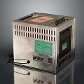 WTR-2500 Equipment With Silver Metal Casing Green Label Ventilation Holes Control Buttons And Digital