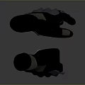 Gloves Handguard Realistic Game Items 3d model