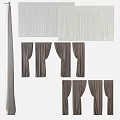 Curtains 3d model