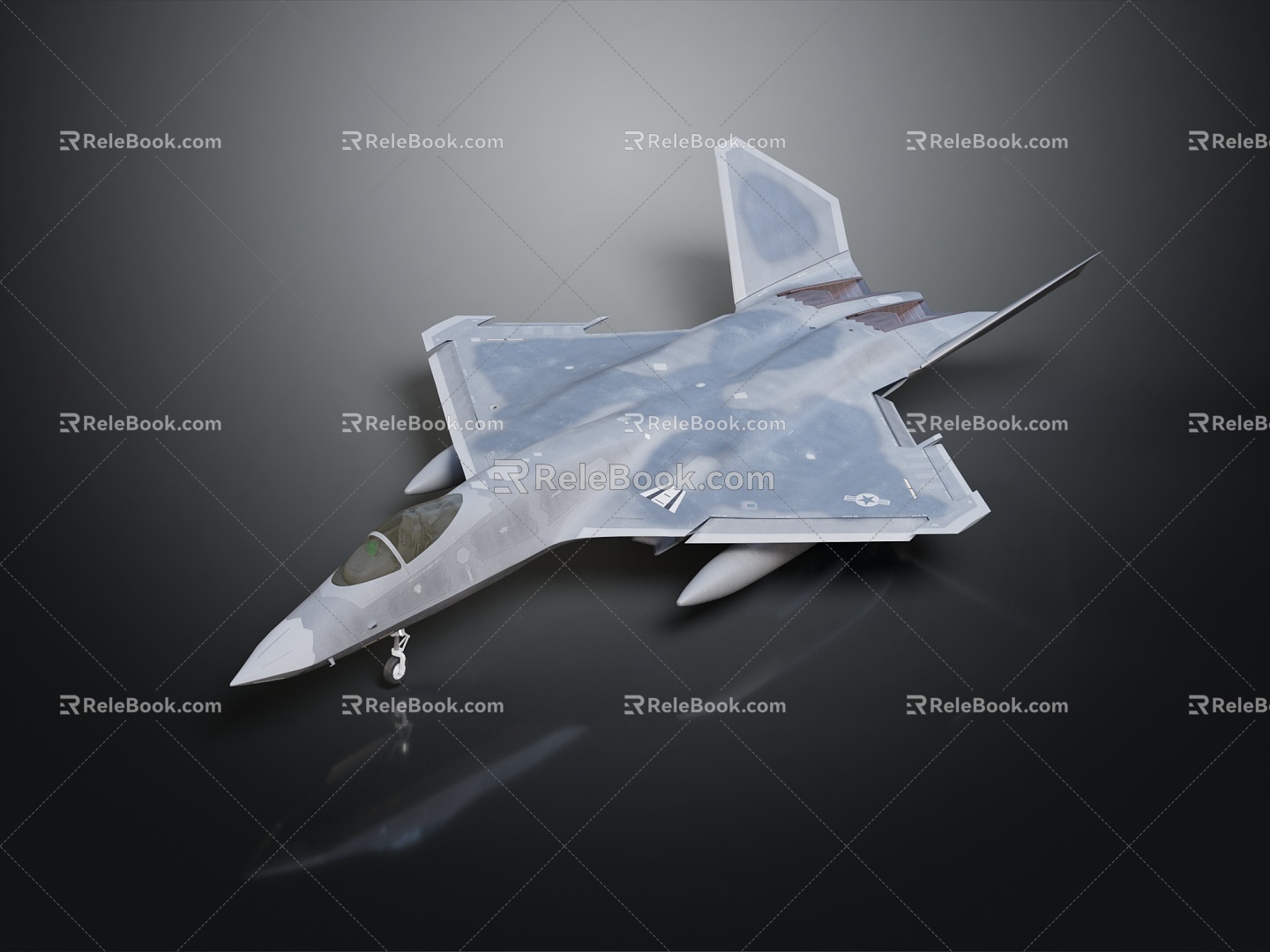 Modern Fighter Fighter 3d model