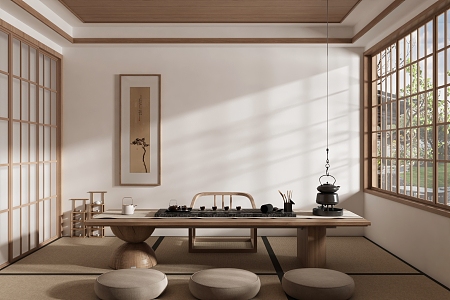 Japanese Tea Room 3d model