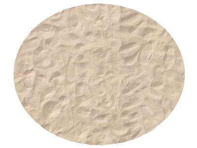 Natural Stone And Wood Textured Round Surface For Decorative Design 3d model