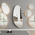 Modern Mirror Full-length Mirror Art Mirror 3d model