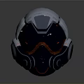 Sci-Fi Helmet Alien Helmet-Helmet High Tech Helmet Game Helmet Helmet 3d model