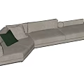 Modern Multiplayer Sofa 3d model
