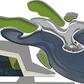Various Creative Garden Ornaments Designs With Water Features Green Plants And Geometric Structures