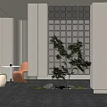 End view cabinet 3d model