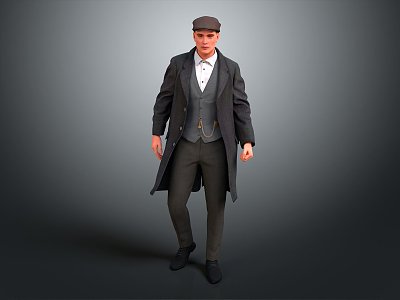 Modern Man Detective Plainclothes Agent Plainclothes Agent model