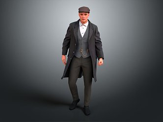 Modern Man Detective Plainclothes Agent Plainclothes Agent 3d model