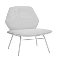 Stylish Modern Accent Chair With Colorful Floral Pattern Upholstery And Black Metal Legs