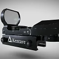 Kentavr Tactical Scope With Black Body And Adjustable Lens For Shooting