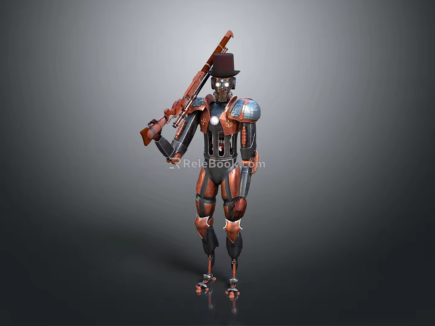 Mech Warrior Mech Soldier Machine Battlearm Mechanical Battlearm Machine Fighter Robot 3d model