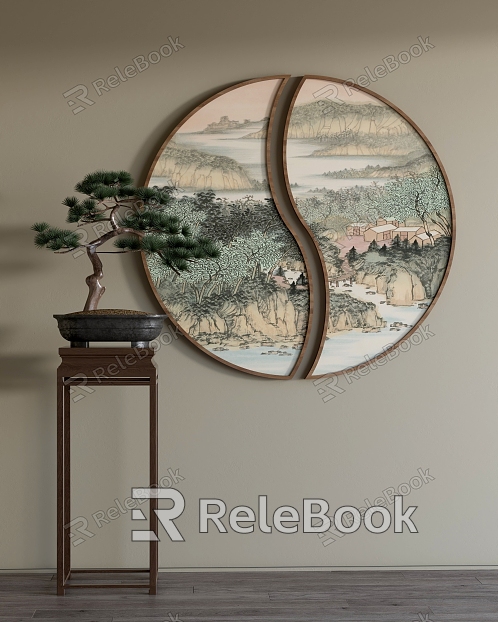 New Chinese Hanging Painting Decorative Painting model