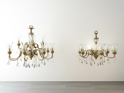 European-style crystal chandelier model