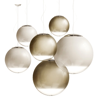 Modern chandelier 3d model