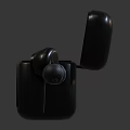 pTron True Wireless Earbuds With Black Charging Case And Modern Compact Design