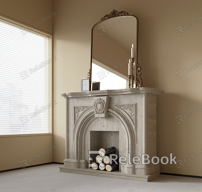 French Fireplace model