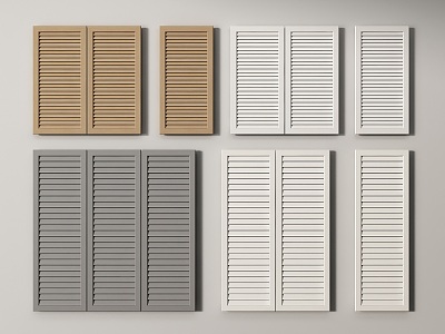 Modern shutter door shutter cabinet door shutter door shutter panel model