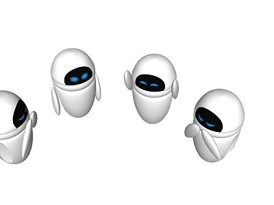 Robot combination 3d model