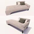 Modern chaise longue 3d model