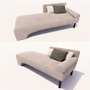Modern chaise longue 3d model
