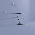 Modern Black And White Desk Lamps With Adjustable Sleek Arm And Stable Base Design