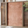 New Chinese Partition Screen 3d model